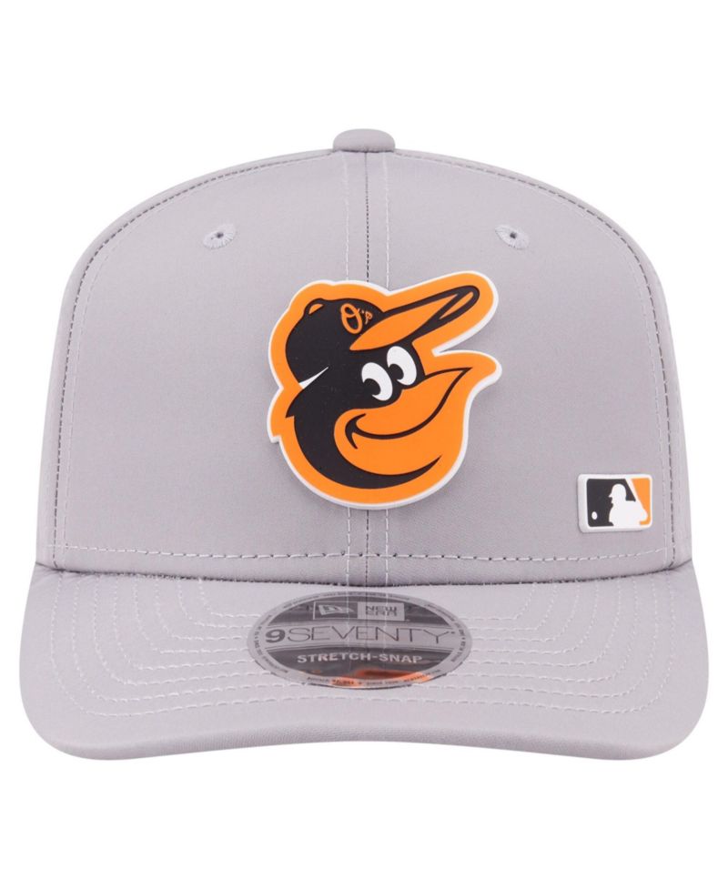 Men's Gray Baltimore Orioles Laser Perforated 9SEVENTY Adjustable Hat