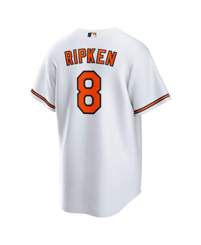 Men's Cal Ripken Jr. White Baltimore Orioles Throwback Replica Player Jersey