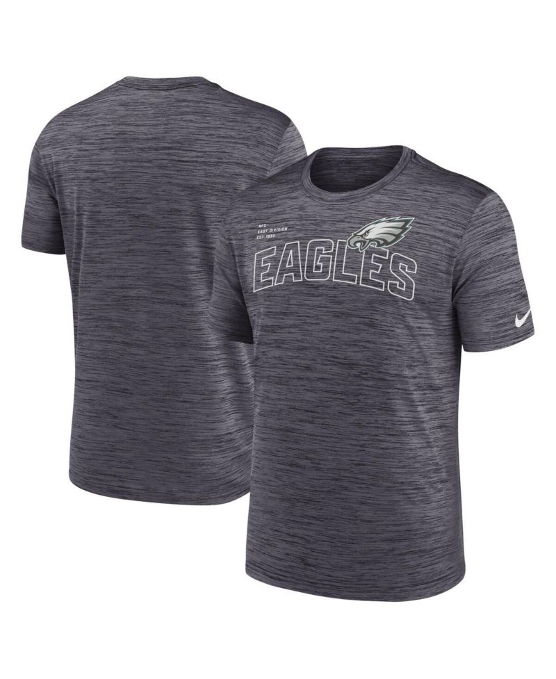Men's Black Philadelphia Eagles Velocity Arch Performance T-shirt