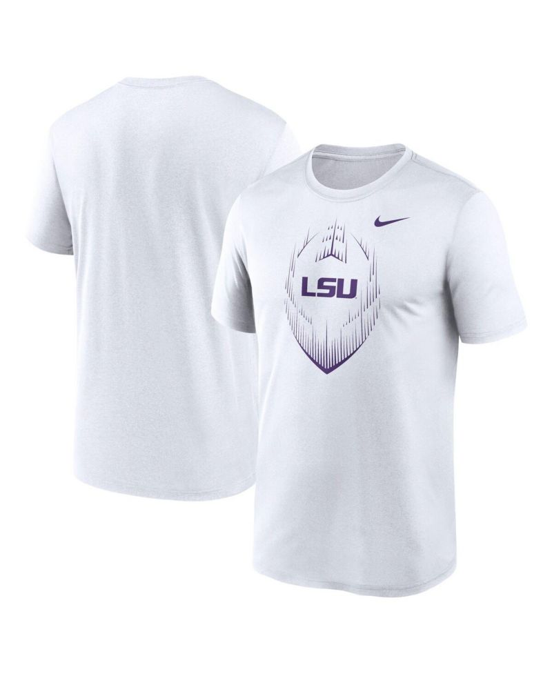 Men's White LSU Tigers Primetime Legend Icon Performance T-Shirt