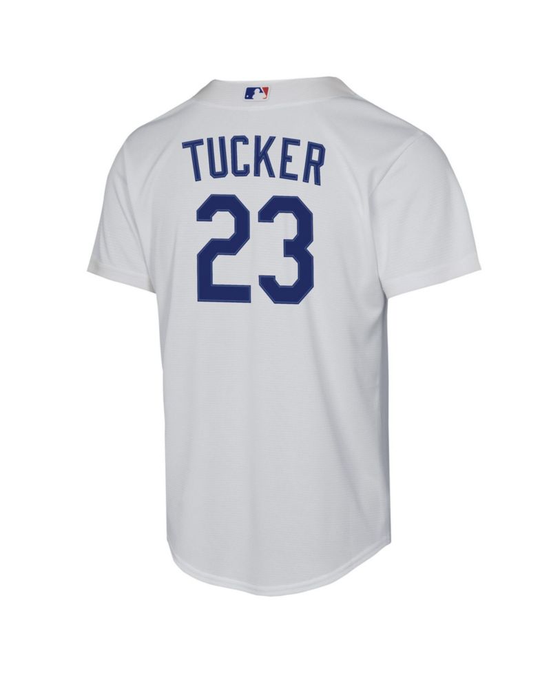Big Boys and Girls Kyle Tucker White Los Angeles Dodgers Home Replica Jersey