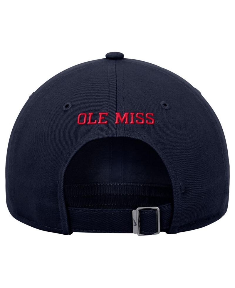 Men's Navy Ole Miss Rebels Club Adjustable Hat