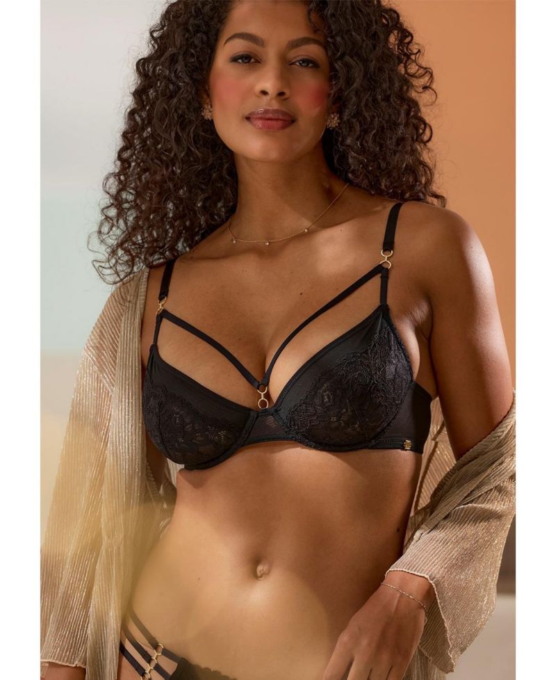 Women's Strappy Lace Everyday Comfort Underwire Bra