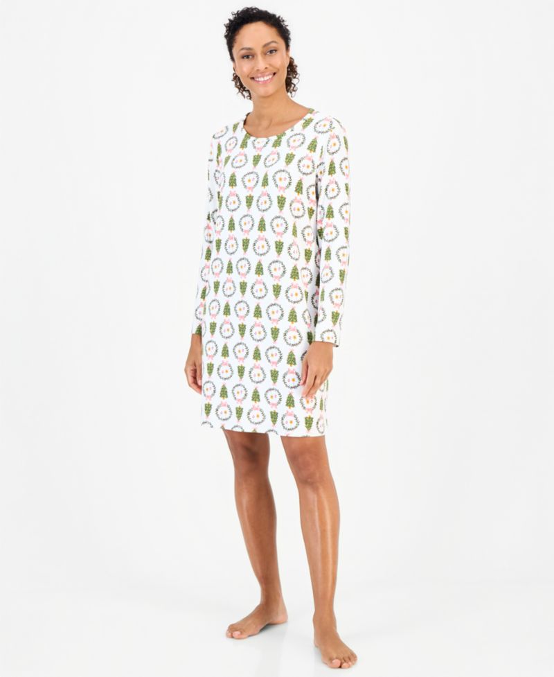 Women's Long Sleeve Soft Knit Sleepshirt