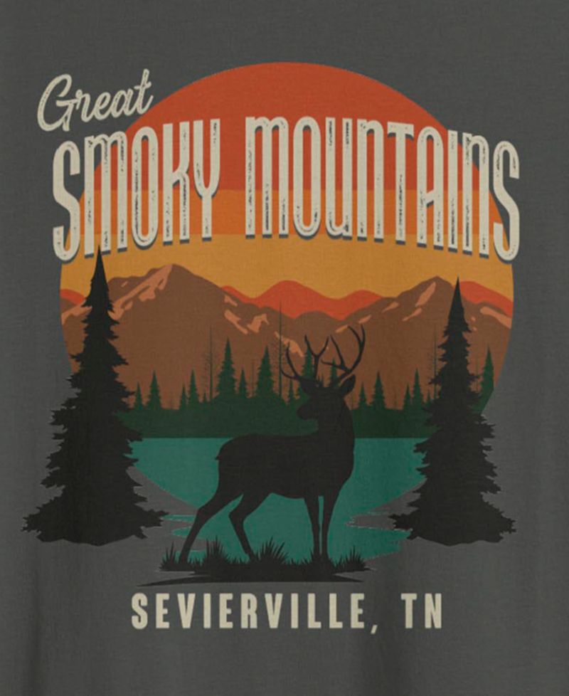 Men's Generic Smoky Mtn Deer T-Shirt