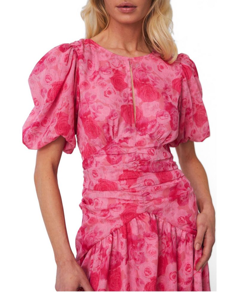 Women's Elaine Floral High-Low Maxi Dress