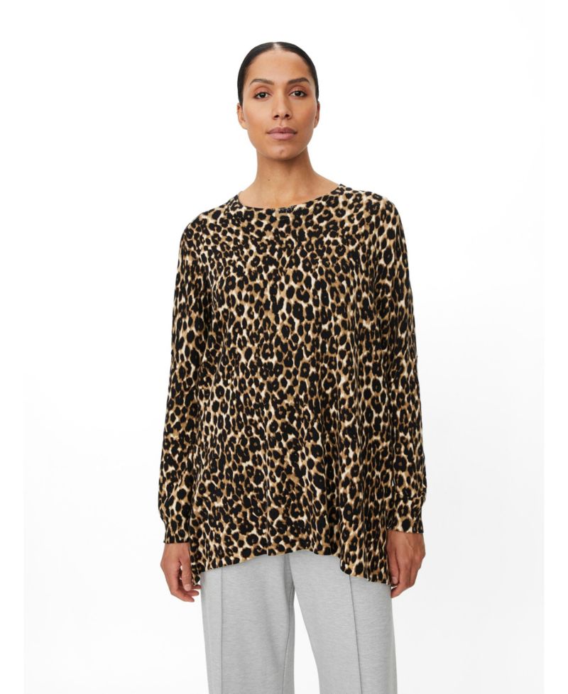 Women's MaFeluci Leopard Print Jumper