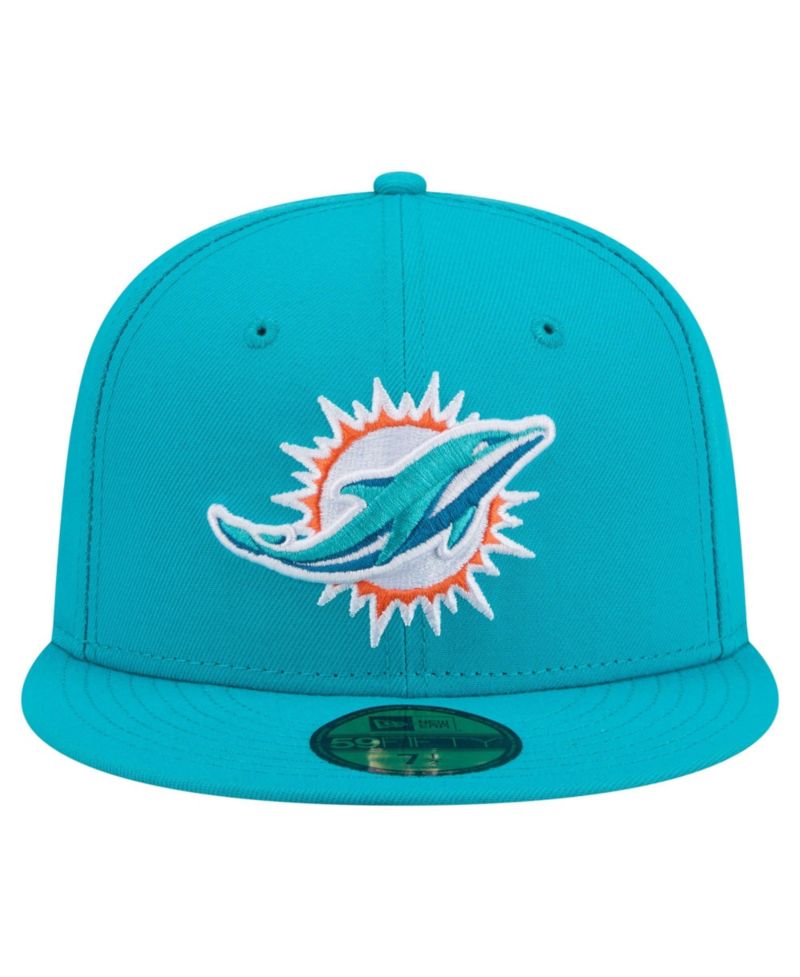 Men's Aqua Miami Dolphins 59FIFTY Fitted Hat