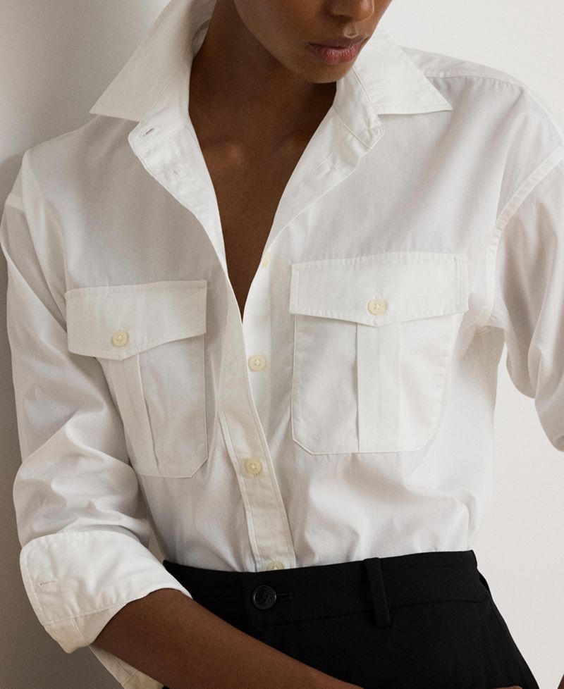 Women's Long-Sleeve Button-Front Shirt