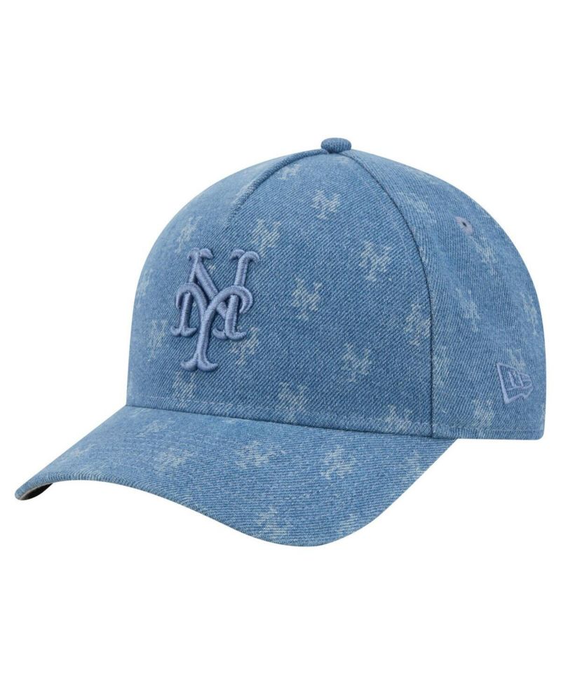 Men's Denim New York Mets A-Frame 9FORTY Adjustable Hat