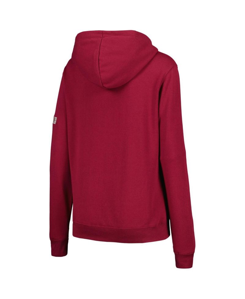 Women's Stadium Athletic Garnet Florida State Seminoles Big Logo Pullover Hoodie