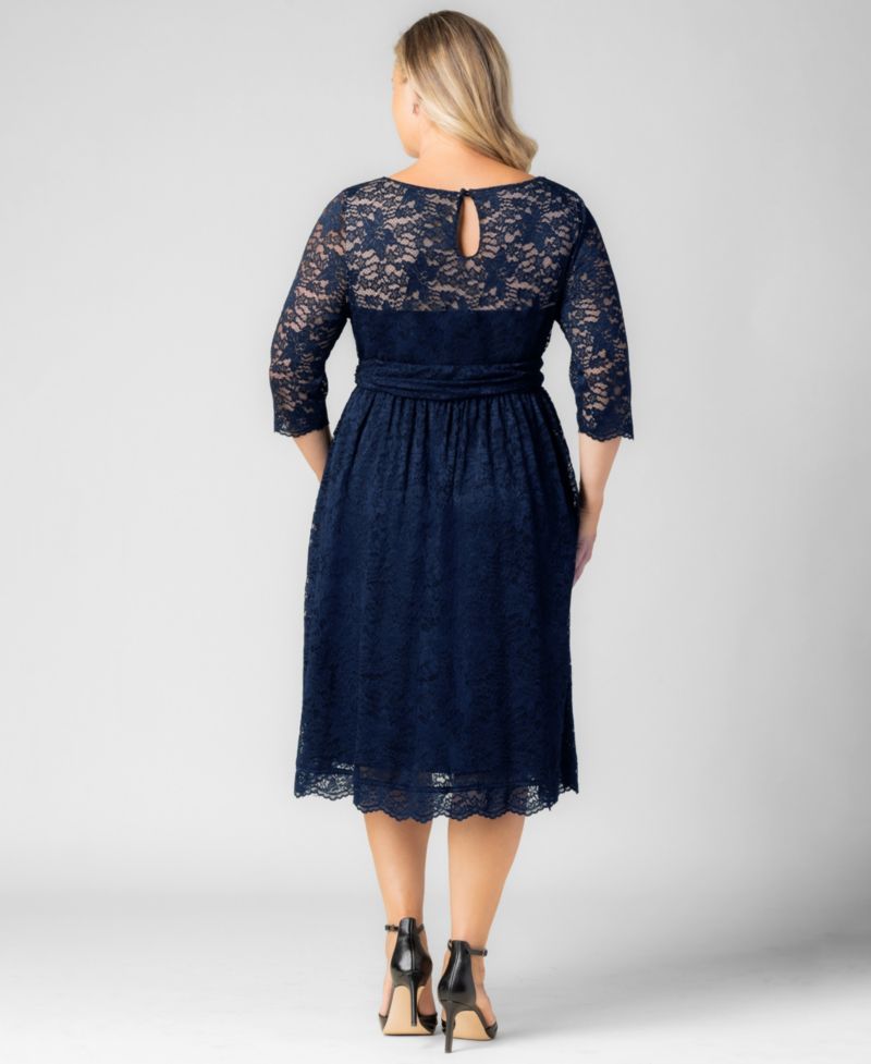 Women's Plus Size Luna Lace Cocktail Midi Dress