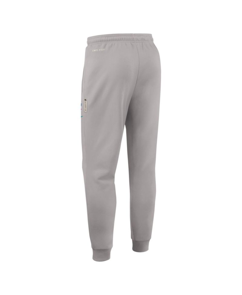 Men's Gray Miami Dolphins Sideline Standard Issue Dri-FIT Taper Pants