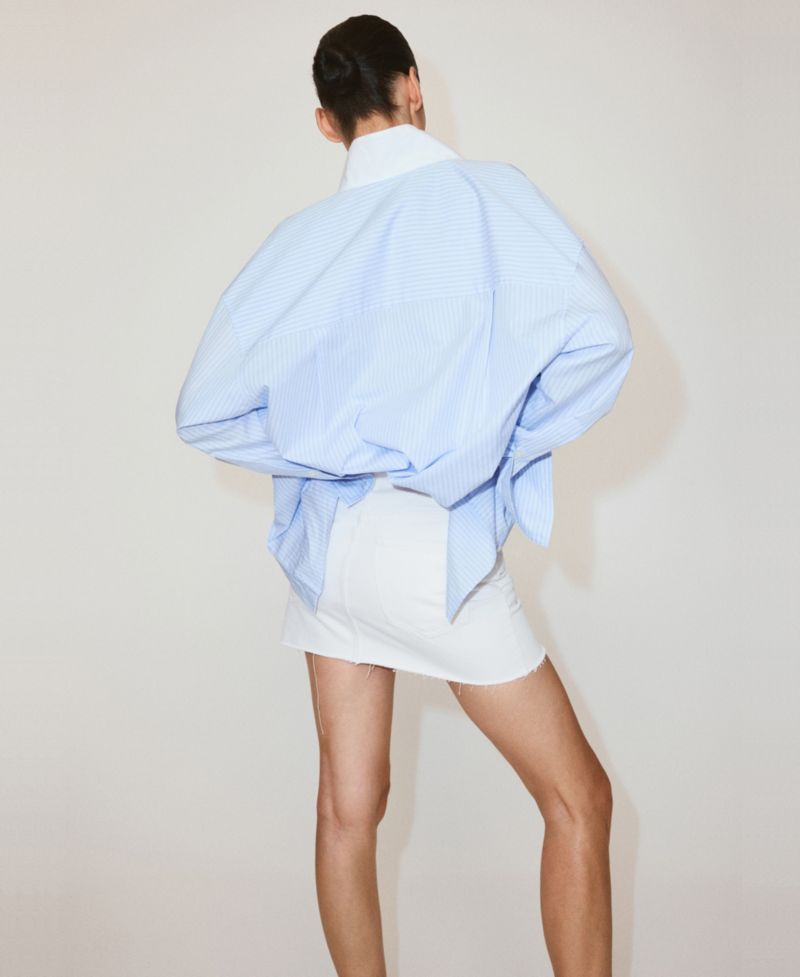 Women's Mid-Rise Denim Skirt