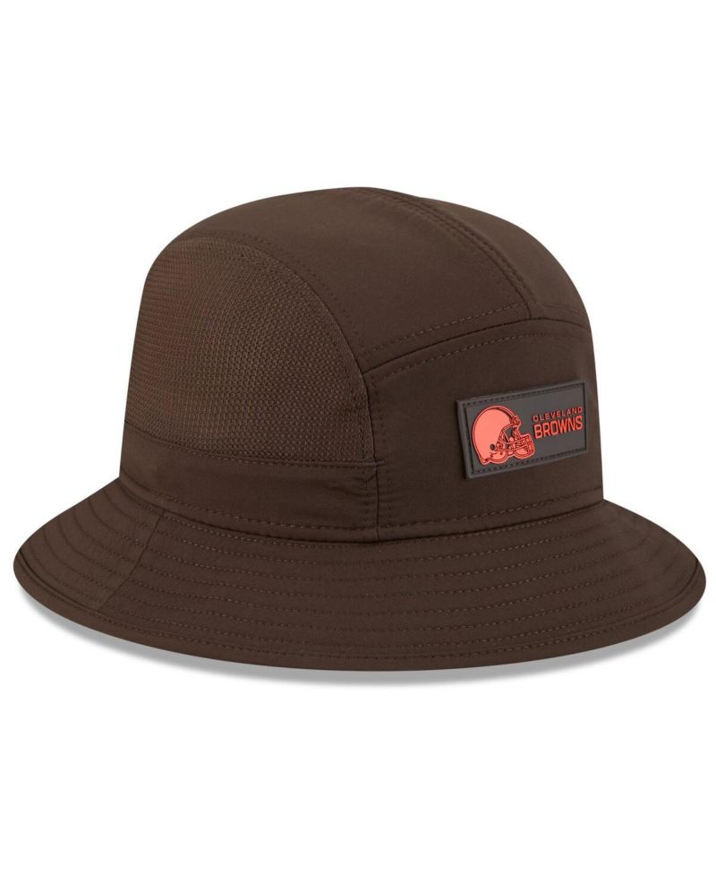 Men's Brown Cleveland Browns 2025 Sideline Bucket Hat