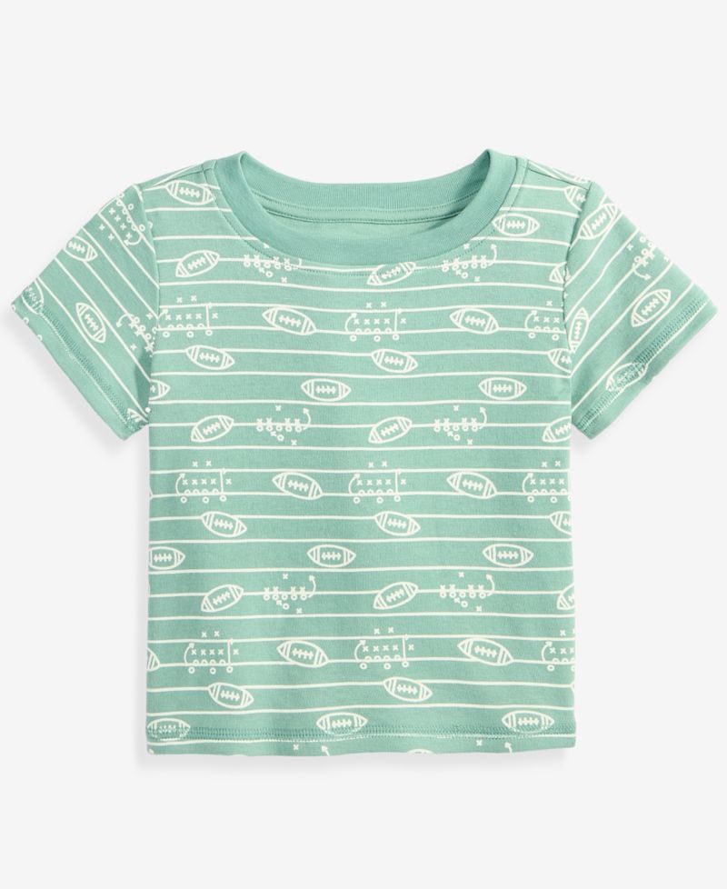Baby Boys' 3M-24M Mix & Match Short-Sleeve Football Play Cotton T-Shirt