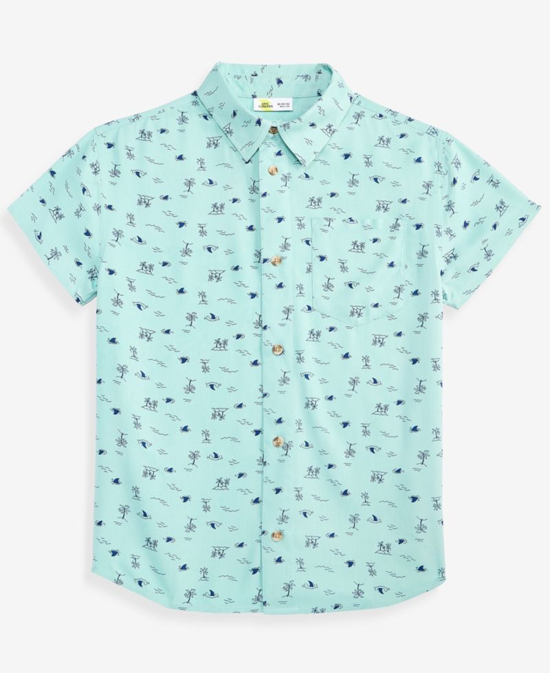 Epic Threads Boys' XS-XL Beach Shirt