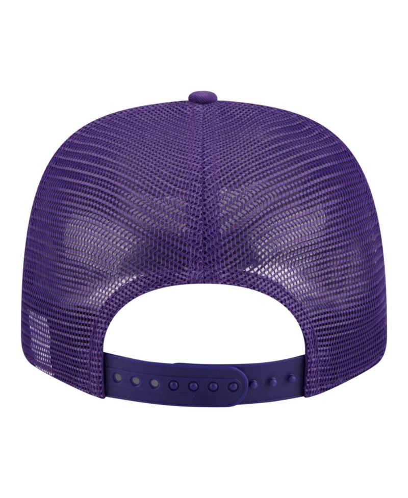 Men's Purple Washington Huskies Patched 9SEVENTY Trucker Adjustable Hat