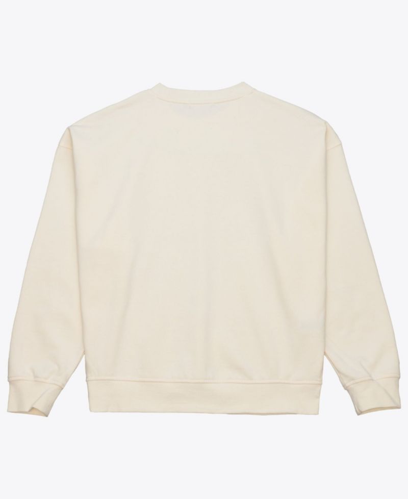 Women's Cream Miami Dolphins Tonal Arch Sweatshirt