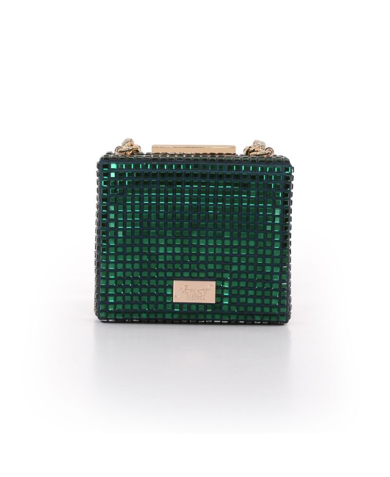 Woman's Serenity Crystal Box Clutch