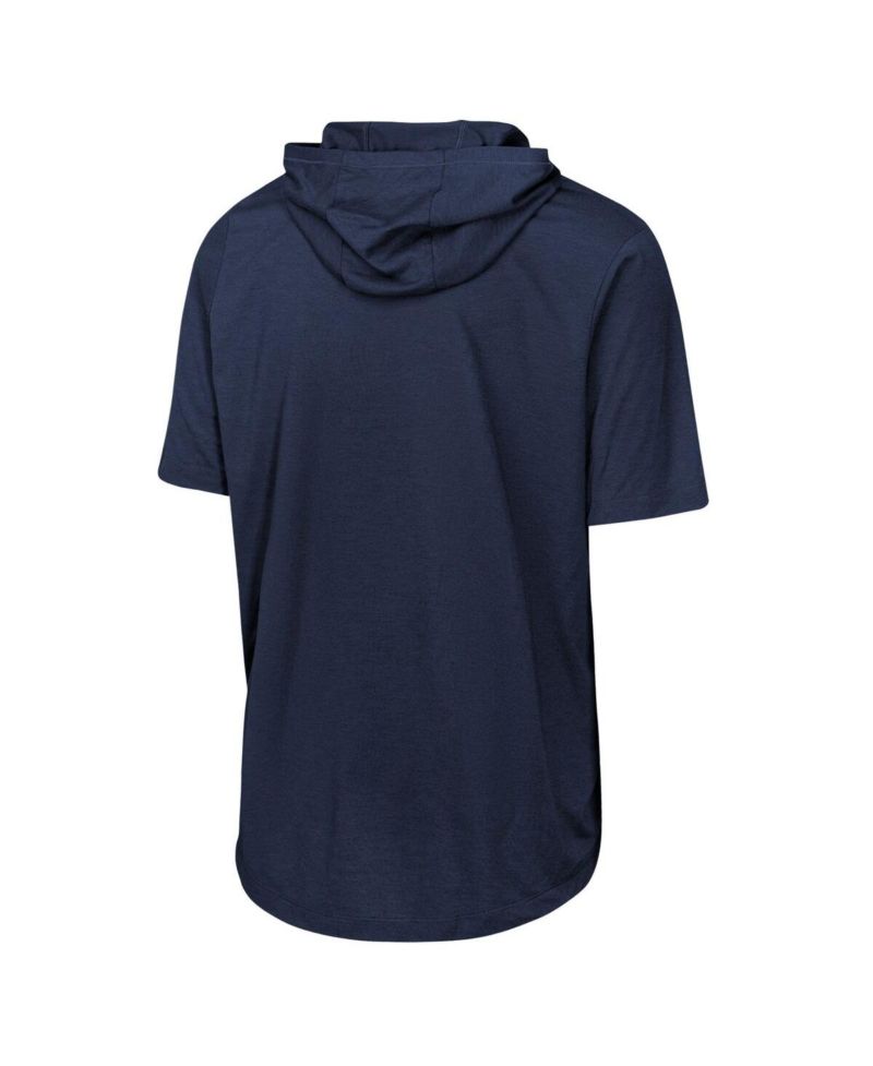 Big Boys and Girls Navy Milwaukee Brewers Dri-FIT Hooded T-Shirt