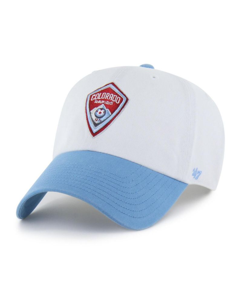 Men's White Colorado Rapids Two-Tone Clean Up Adjustable Hat