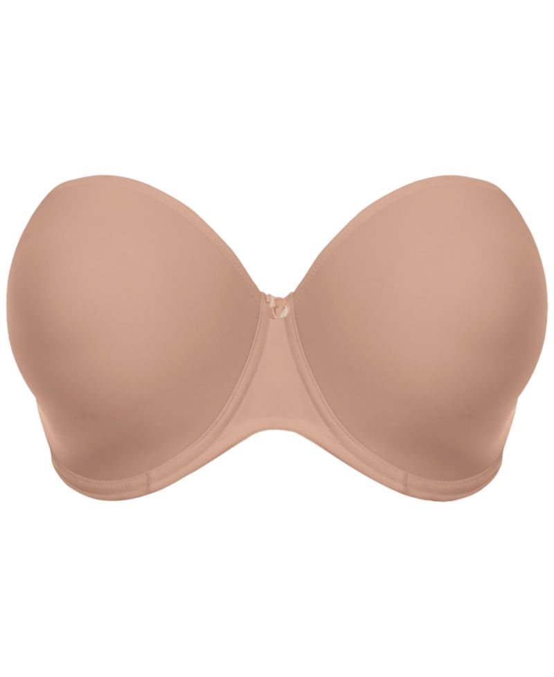 Women's Plus Size Smooth Underwire Molded Strapless Bra EL4300