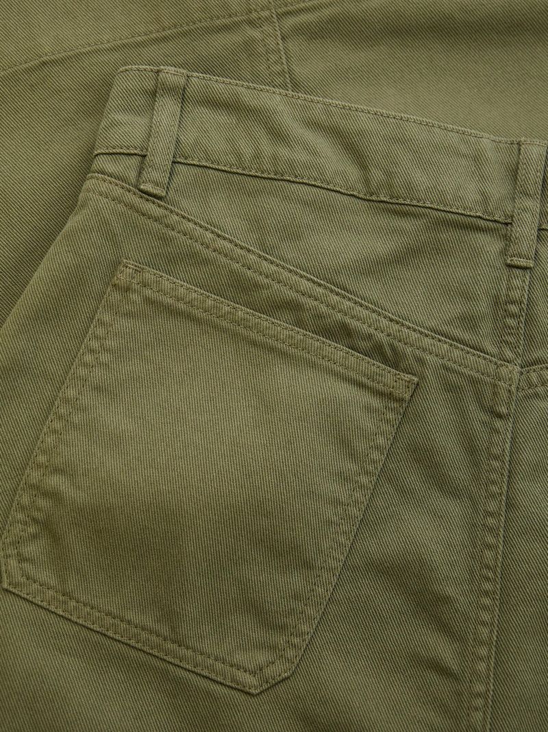 Women's Cotton Twill Midi Skirt