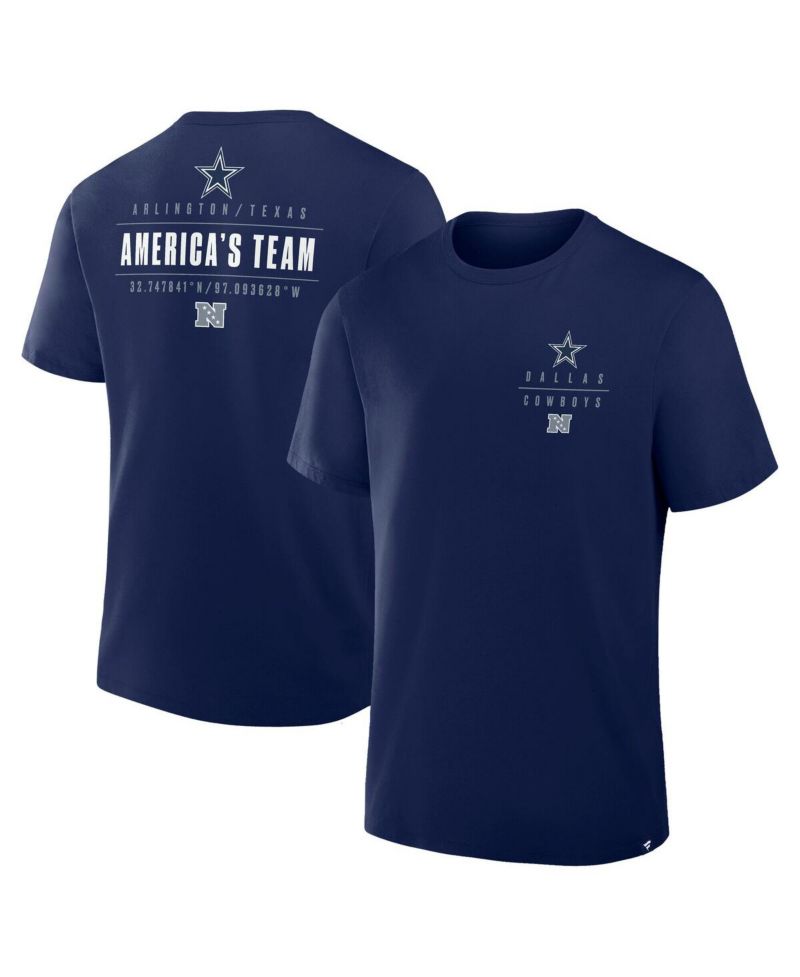 Men's Navy Dallas Cowboys Passing Pocket Legacy T-Shirt