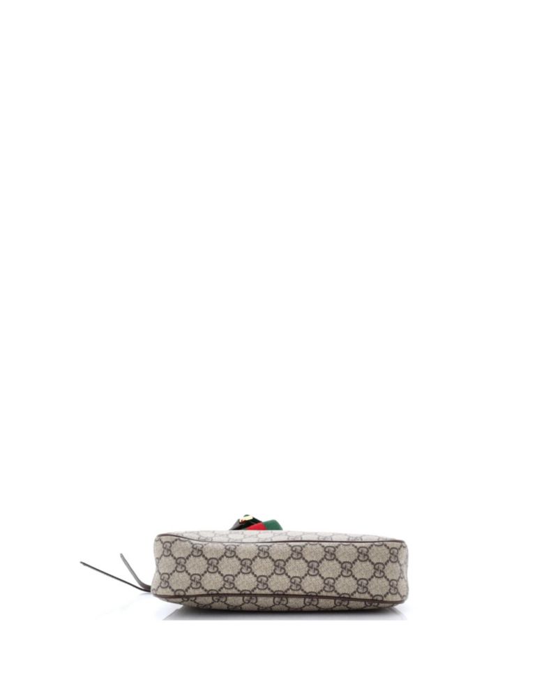 Small Ophidia Charm Shoulder Bag GG Coated Canvas