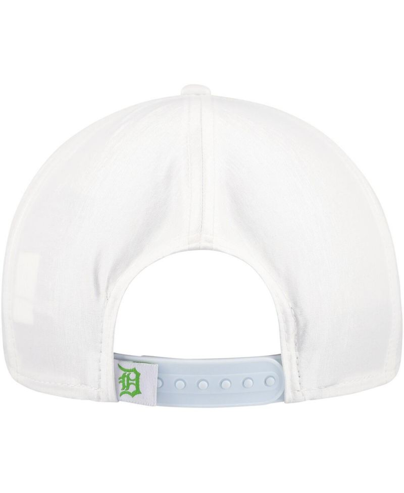 Men's White Detroit Tigers Spring Spectrum Golfer Snapback Hat
