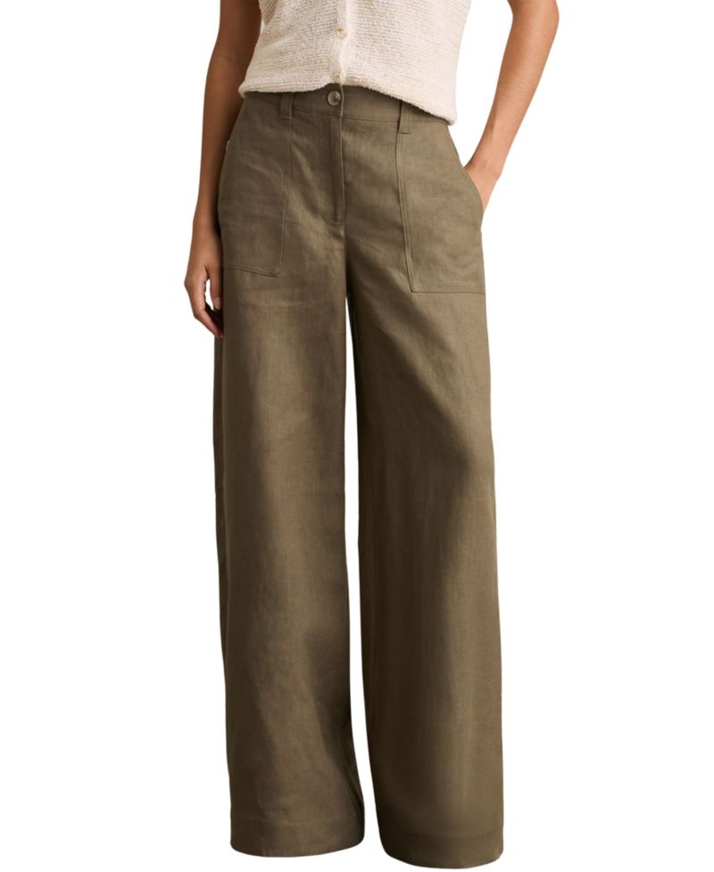 Women's Ashby Linen Wide-Leg Pants