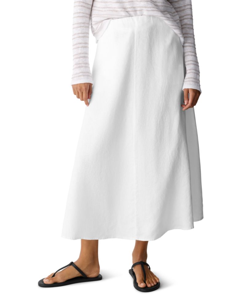 Women's Side Zip Long Skirt