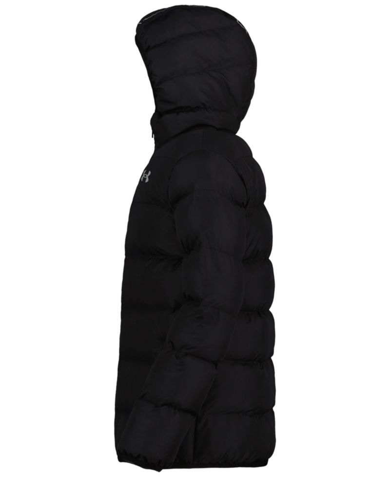 Boys' 8-20 Solid Logo Full-Zip Puffer Hooded Jacket