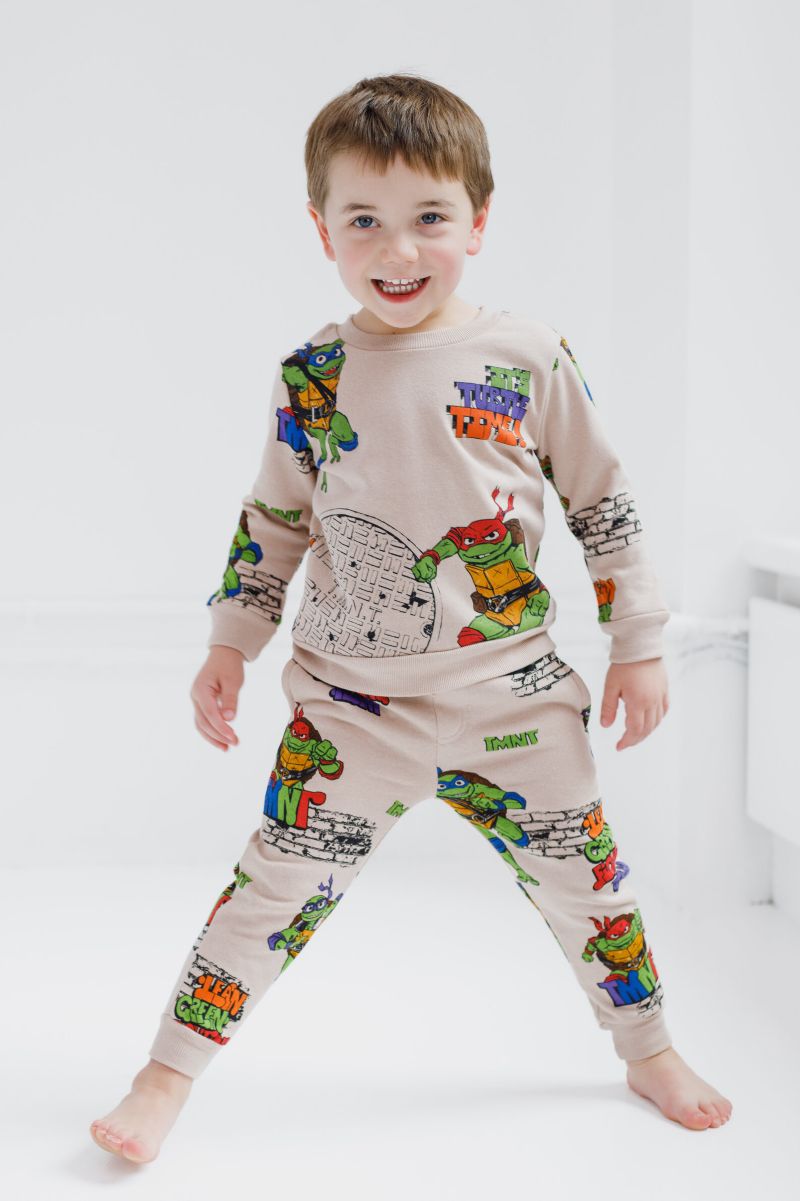 Toddler Boys 2-Piece Fleece Sweatshirt and Pants Set