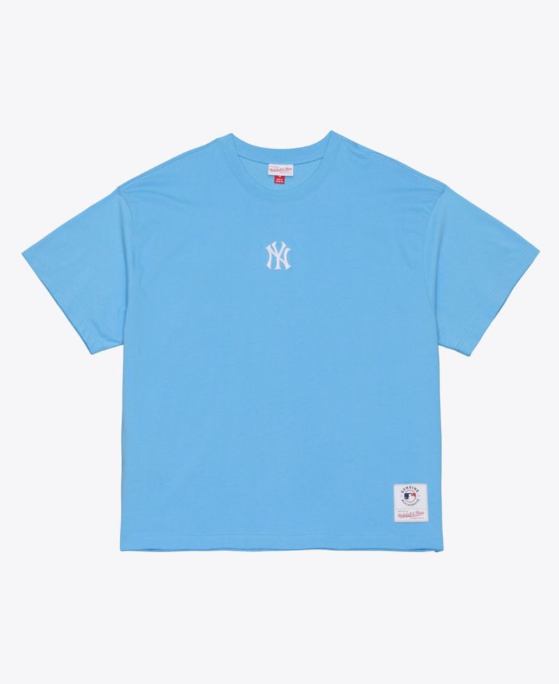 Men's Light Blue New York Yankees Insignia Premium T-Shirt