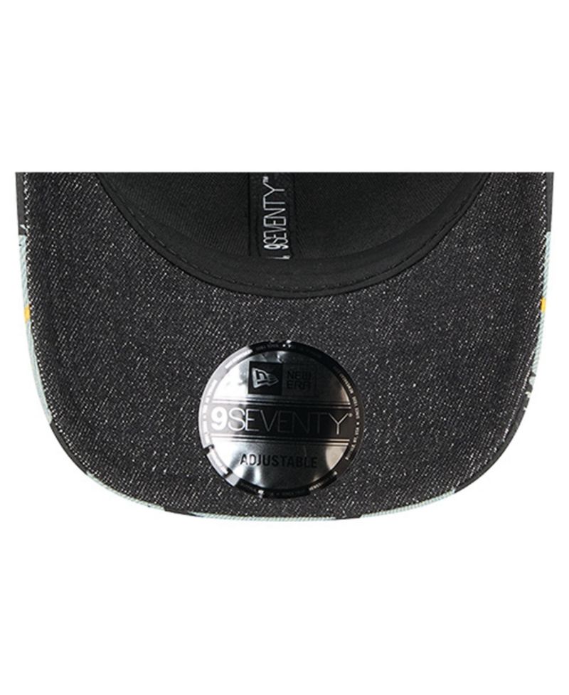 Men's Denim/Black Pittsburgh Pirates Aztec Denim 9SEVENTY Adjustable Hat