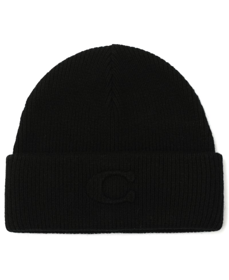 Women's Embossed C-Knit Beanie