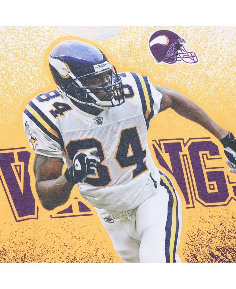 Men's Randy Moss Gray Minnesota Vikings Burst Retired Player T-Shirt