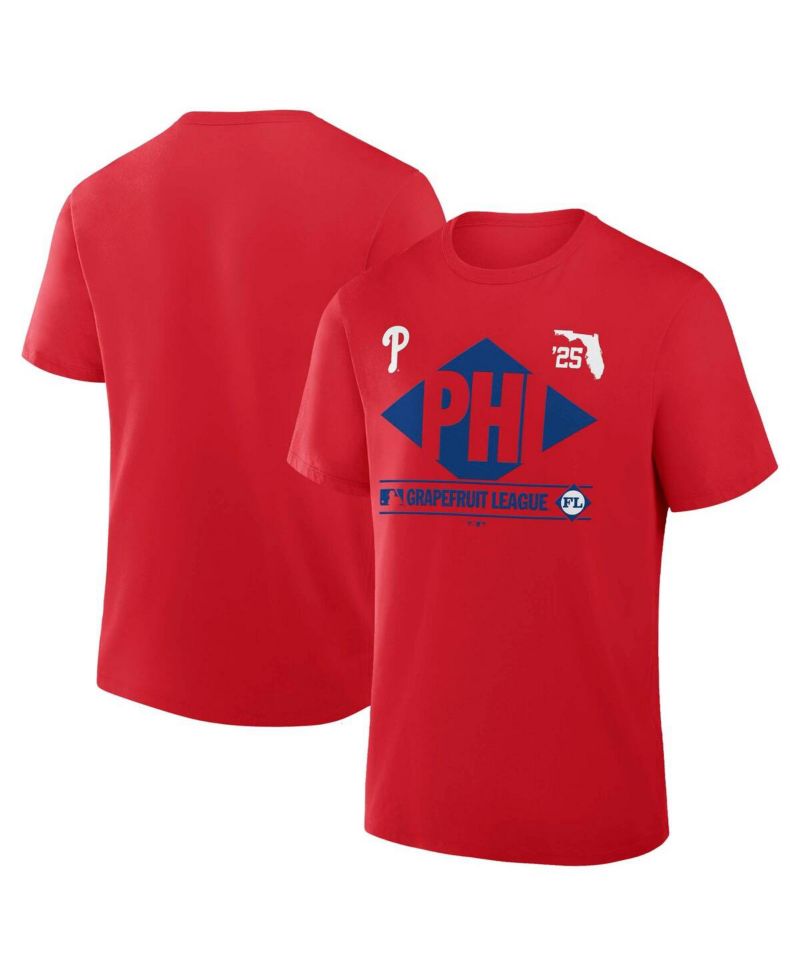 Men's Red Philadelphia Phillies 2025 Spring Training Grapefruit League True Icon T-Shirt
