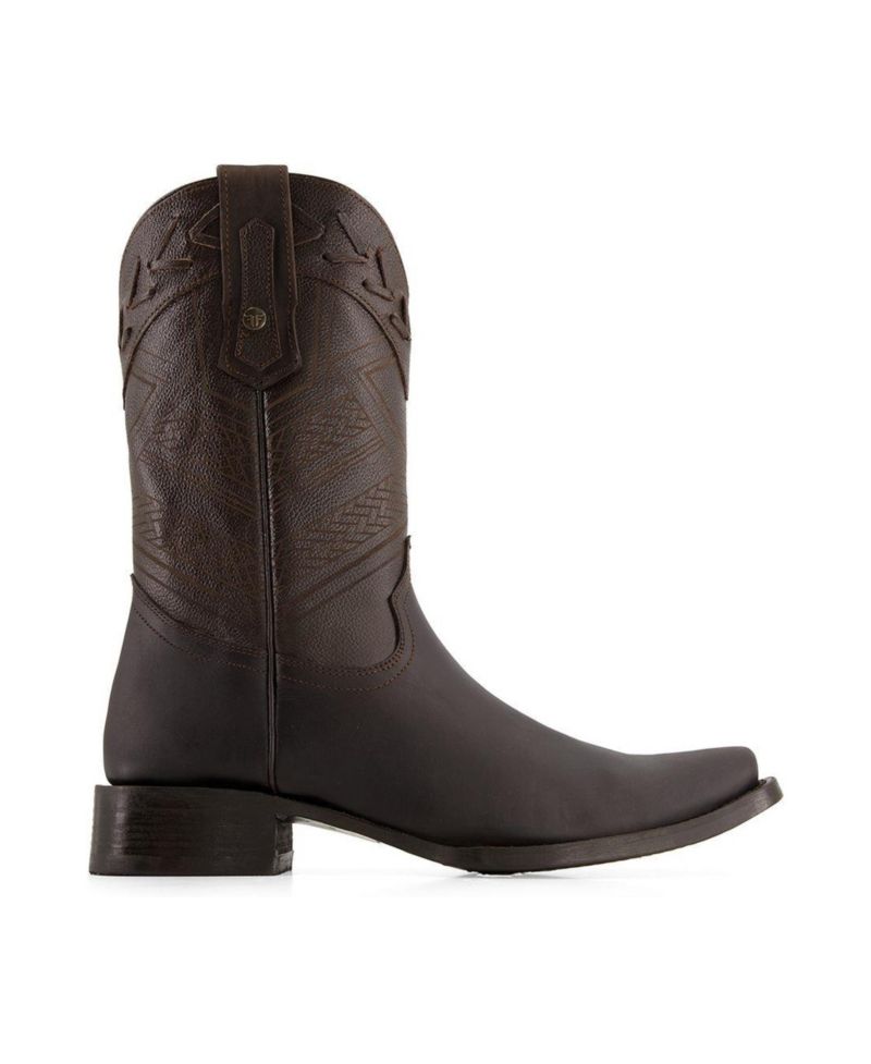 Men's Real Leather Cowboy Boots