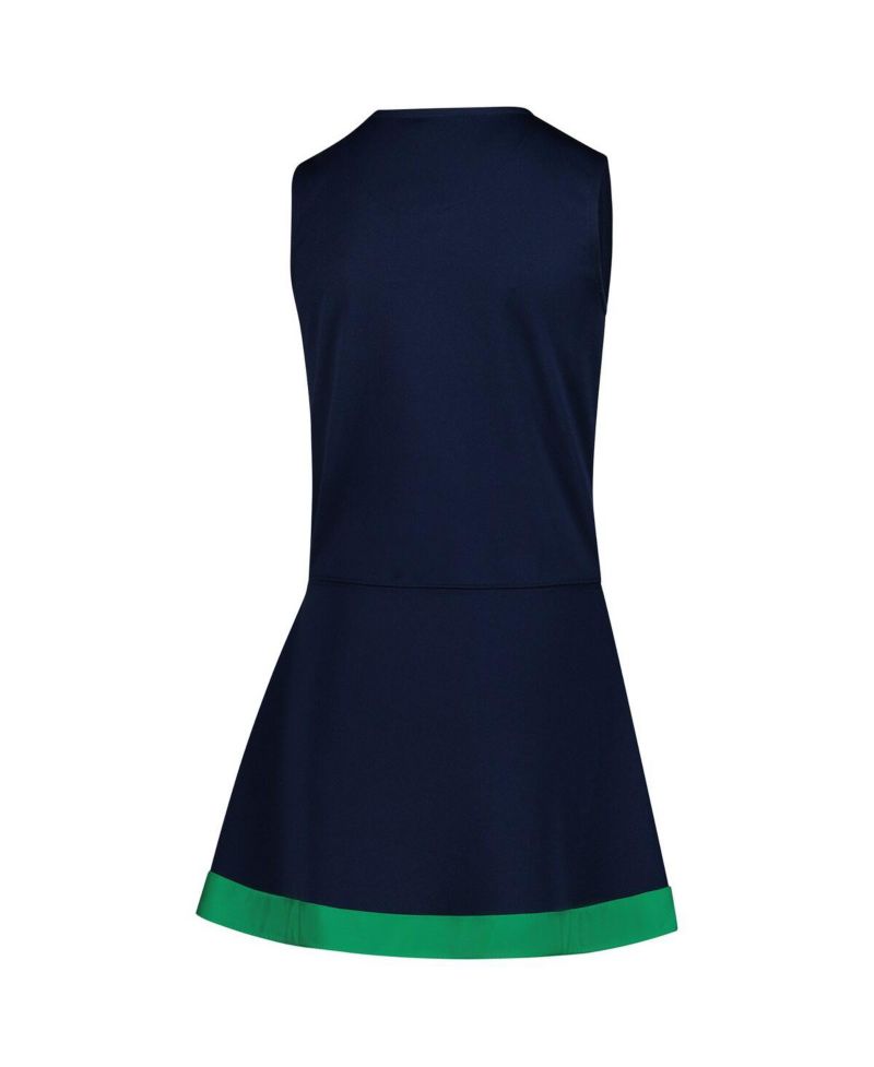 Big Girls Navy Notre Dame Fighting Irish Cheer Captain Jumper Dress