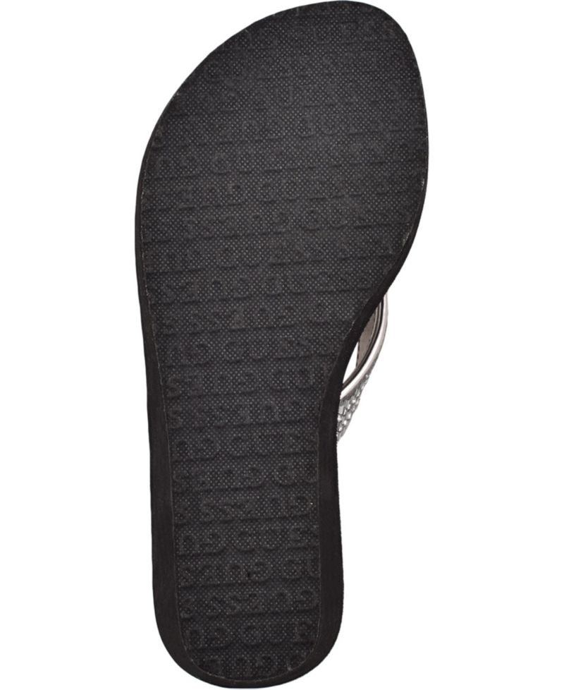 Women's Sarraly Eva Logo Wedge Slip On Flip Sandals