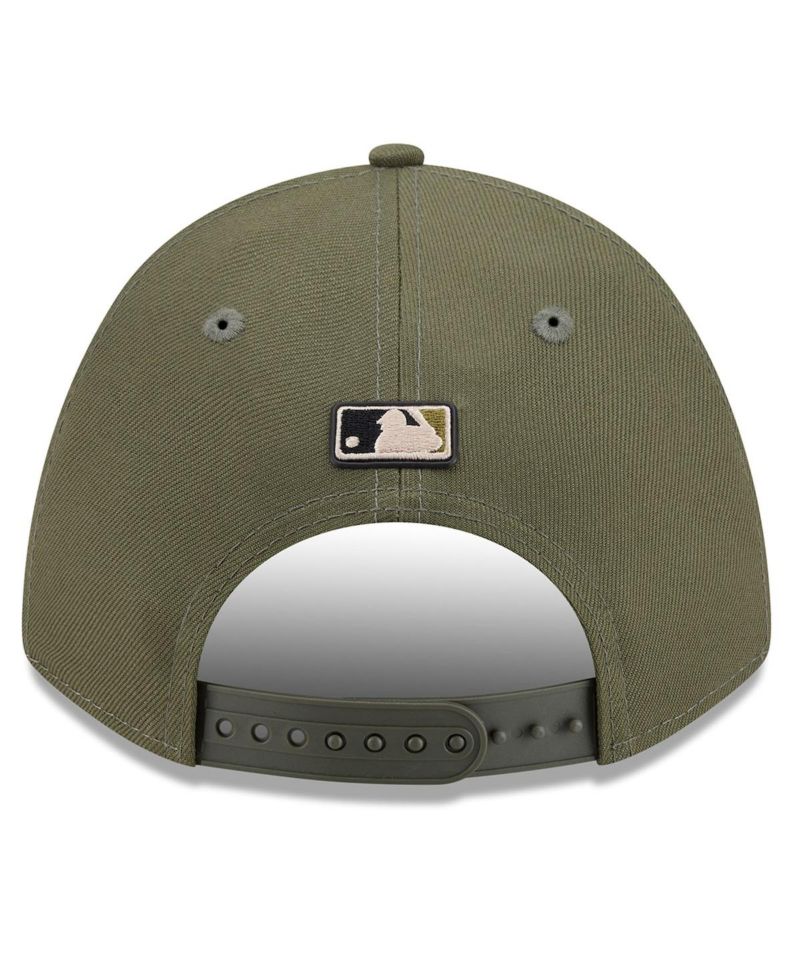 Big Boys and Girls Olive Detroit Tigers 2026 Armed Forces Day 9FORTY M-Crown Adjustable Hat