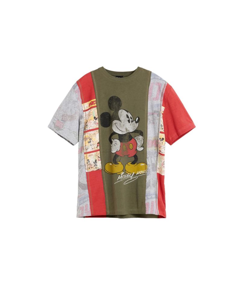 Men's Mickey collage T-shirt