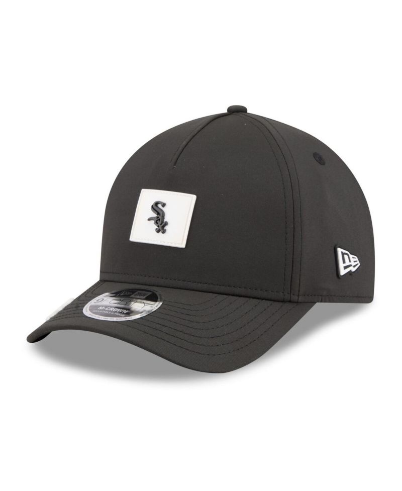 Men's Black Chicago White Sox 2026 Clubhouse 9FORTY A-Frame Adjustable Hat