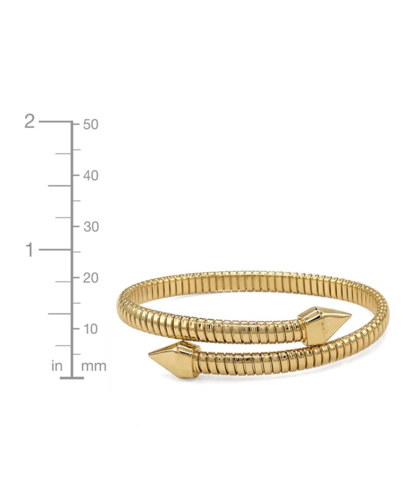 Cubic Zirconia Flexible Stretch Bypass Bracelet