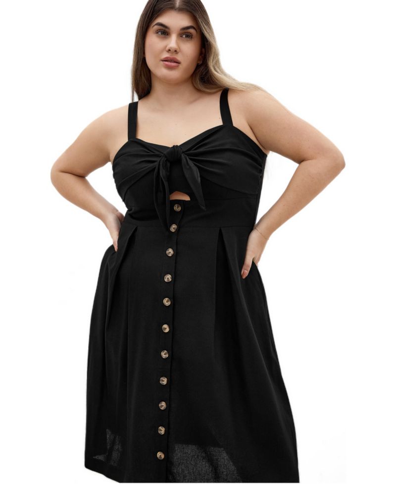Women's Sweetly Tied Midi Dress