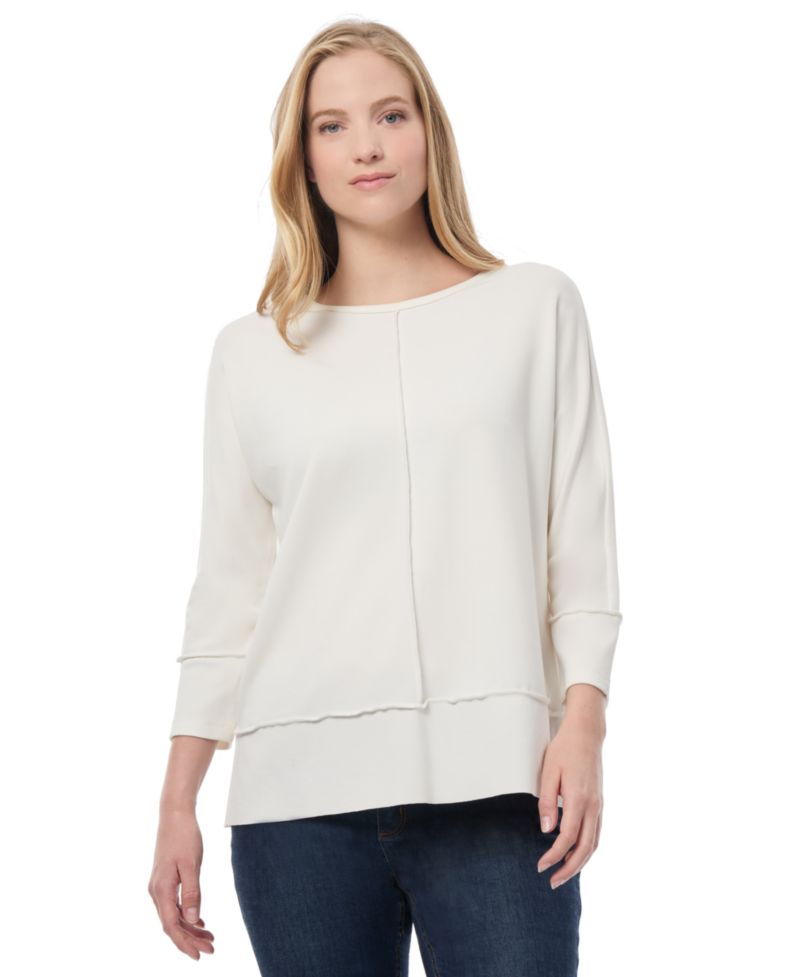 Women's Petite Serenity Knit 3/4 Sleeve Tunic Top