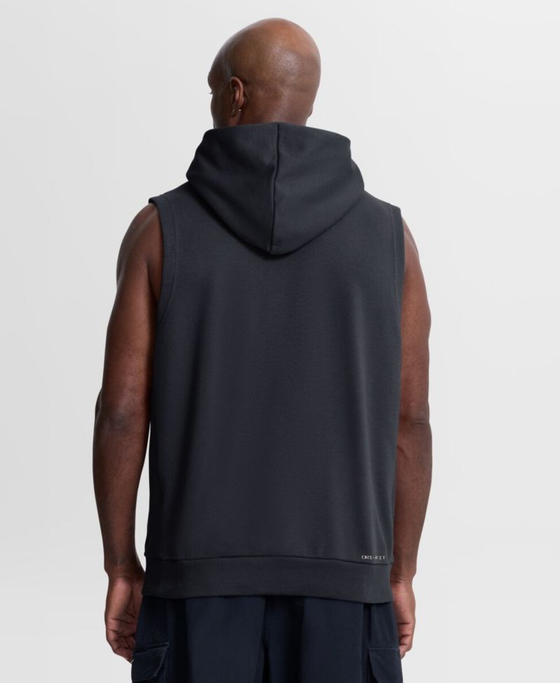 Men's Navy Detroit Tigers Authentic Collection Standard Issue Dri-FIT Sleeveless Hoodie